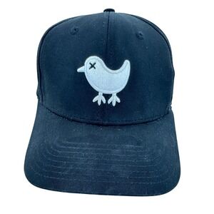 Bad Birds‎ Golf Hat Cap Black Embroidered Bird Logo Adjustable Strap